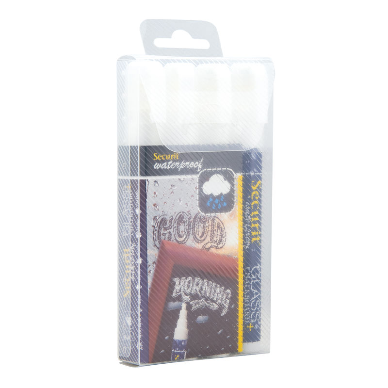 Vermes vodootporni marker za staklo i plo�u bijeli MID 4kom 4-6 mm