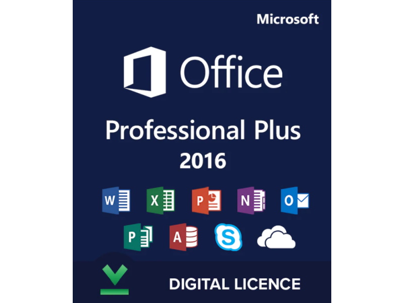 Microsoft Office 2016 Professional Plus, ESD, legalna licenca