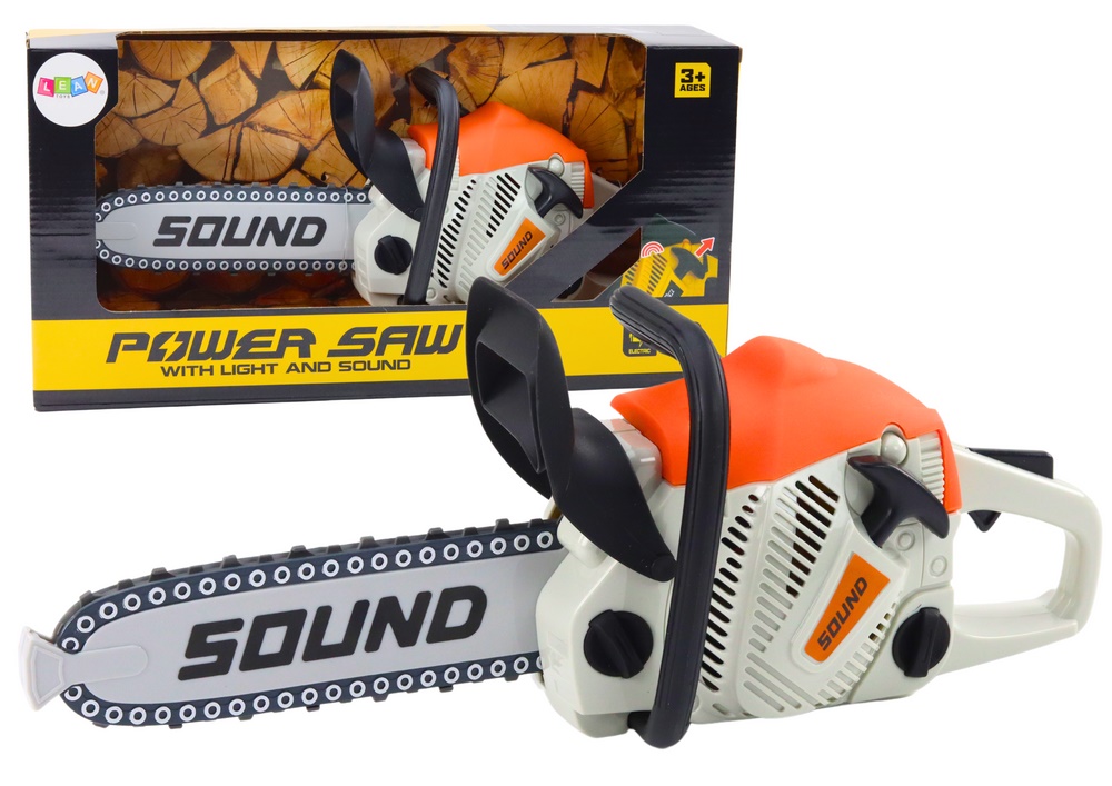 LEAN Igraka Motorna pila za djecu, pokretan lanac, Zvuci, na baterije