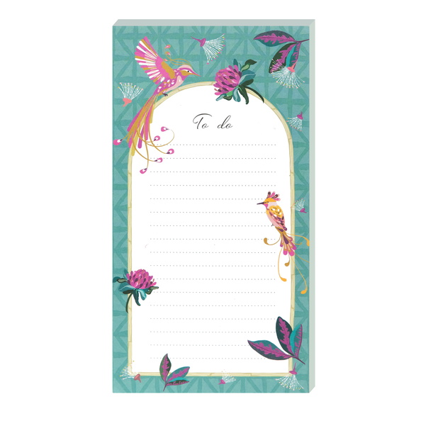 GOLDBUCH blok za pisanje sa magnetom Tropical Birds svijetli