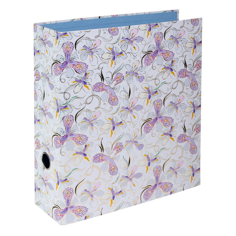 GOLDBUCH Registrator A4, 8 cm Orchid Mood white