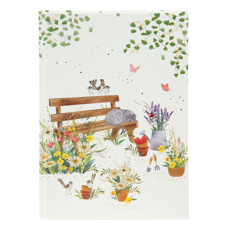 GOLDBUCH bilje�nica bez linija sa tvrdim koricama A5 Garden Calm