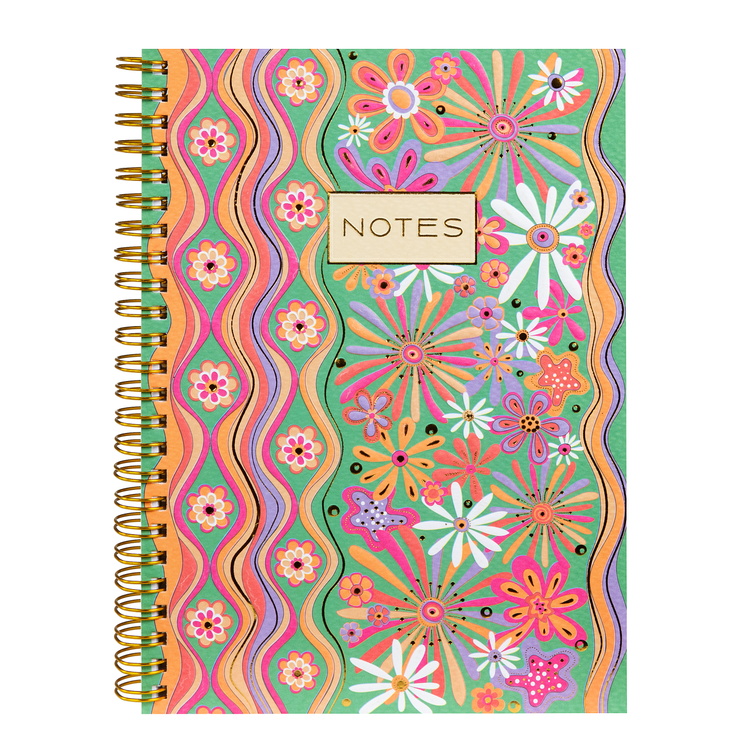 GOLDBUCH spiralna bilje�nica na crte A5 Good Vibes Flower