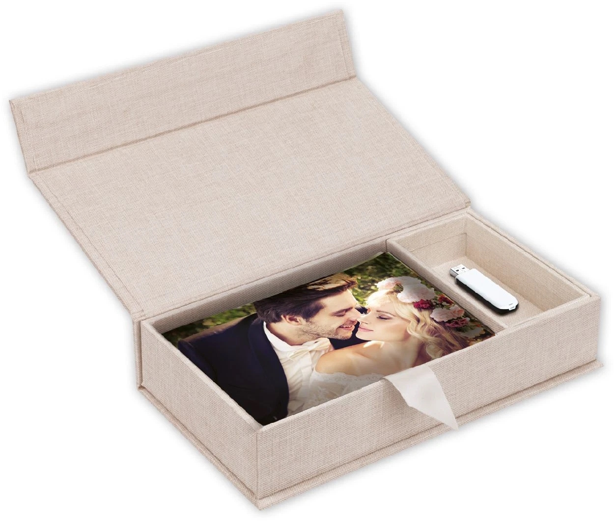 ZEP kutija za usb i fotografije 10x15 LODI krem