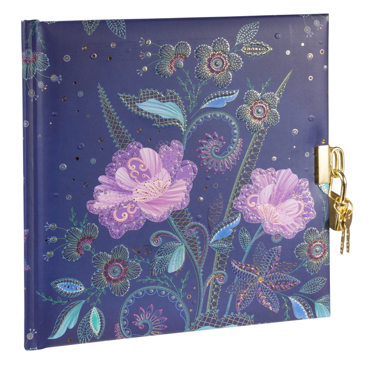 GOLDBUCH Dnevnik 17x17 cm, 96 stranica  Natures Melody blue