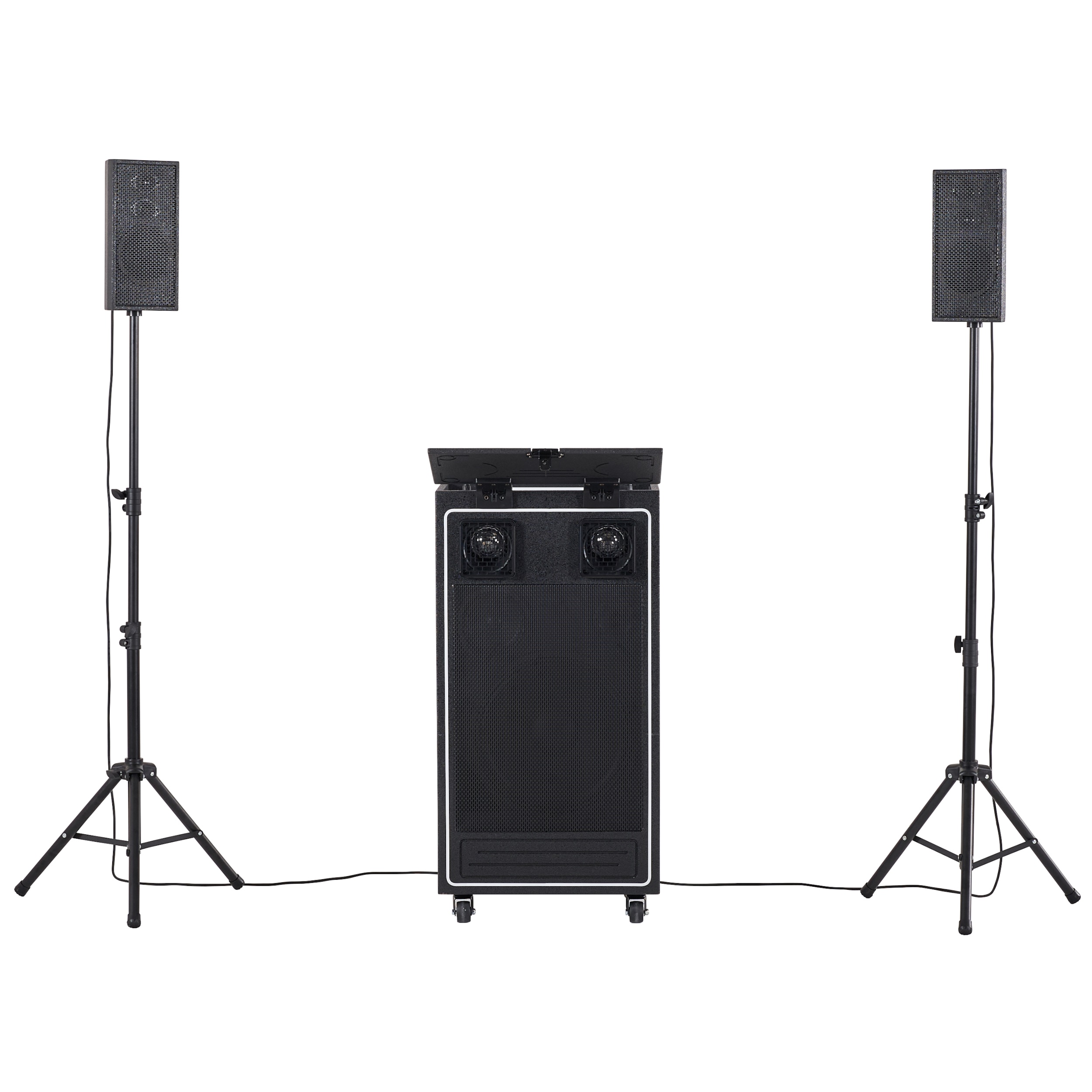 AKAI DJ POWER PRO kompakt prijenosni sustav, 650W RMS, 5000 PMPO, LED, mixeta