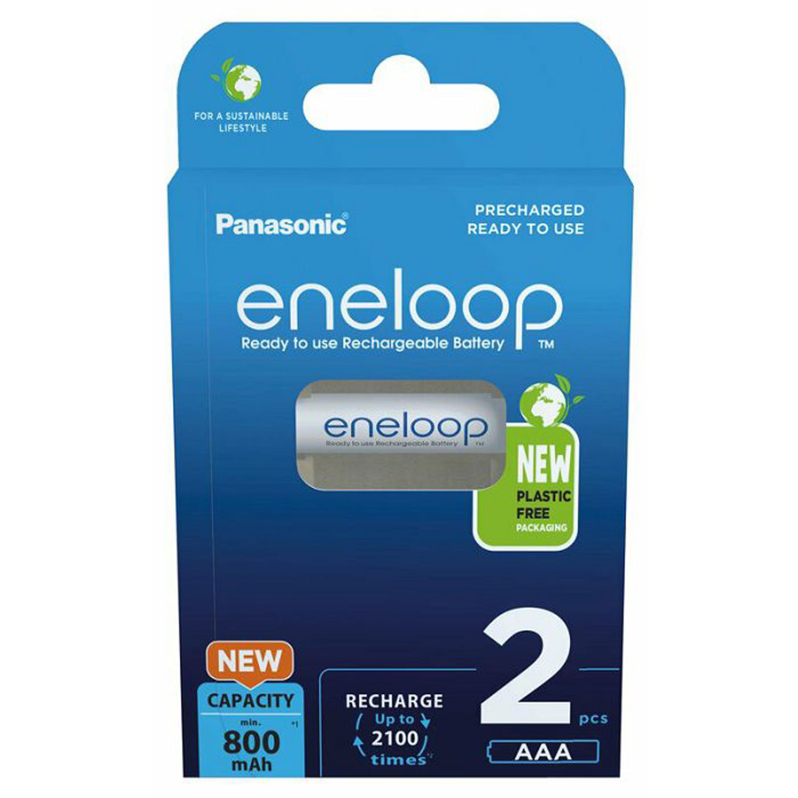 Baterije punjive Eneloop pre-charged 800mAh 2xAAA